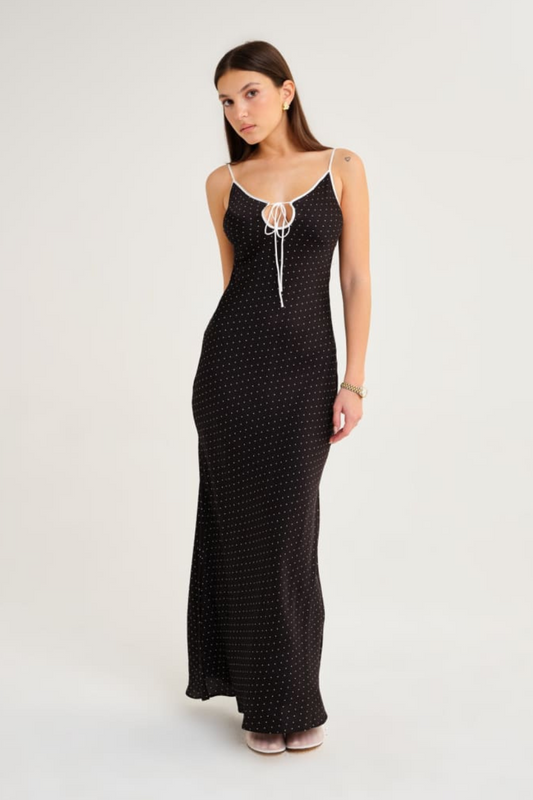 Daytona Polka Dot Maxi Dress