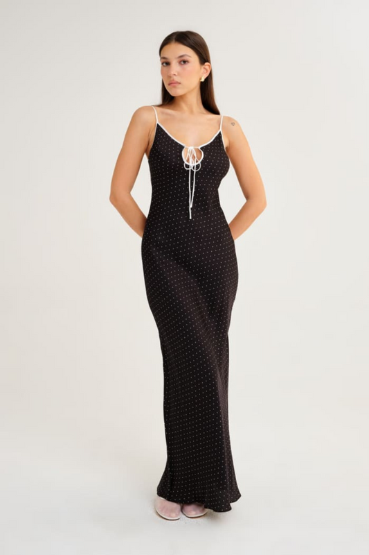 Daytona Polka Dot Maxi Dress