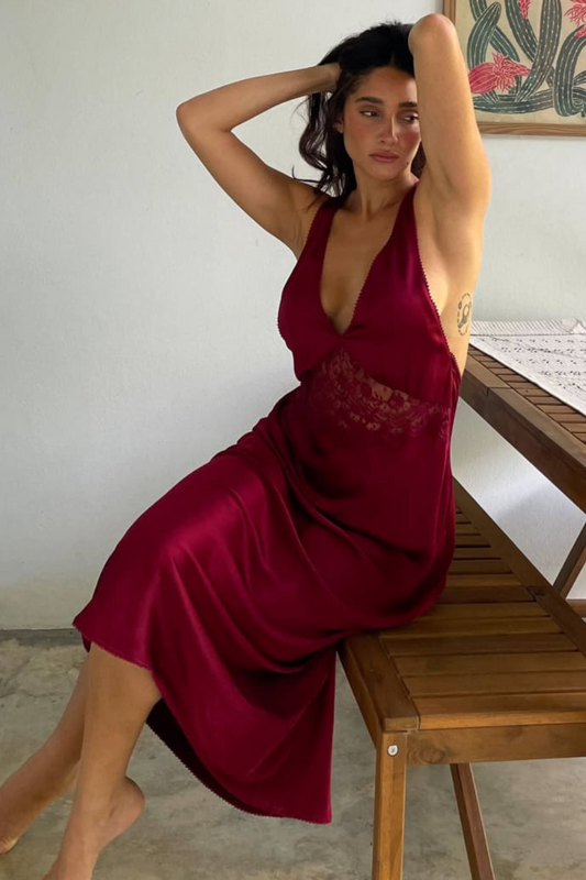 Vanity Lace Midi Dress