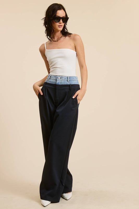 Billie Denim Waistband Trousers